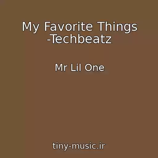 کاور آهنگ My Favorite Things -Techbeatz از Mr Lil One