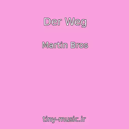 کاور آهنگ Der Weg از Martin Bros
