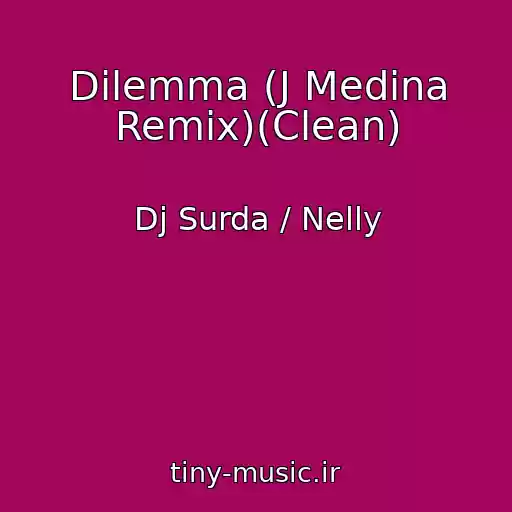 کاور آهنگ Dilemma (J Medina Remix)(Clean) از Dj Surda / Nelly