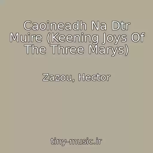 کاور آهنگ Caoineadh Na Dtr Muire (Keening Joys Of The Three Marys) از Zazou, Hector