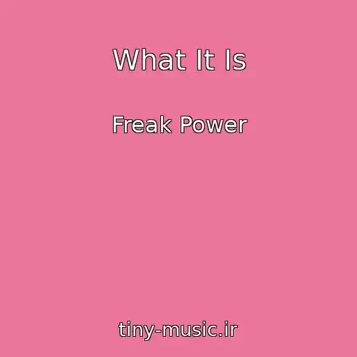 کاور آهنگ What It Is از Freak Power
