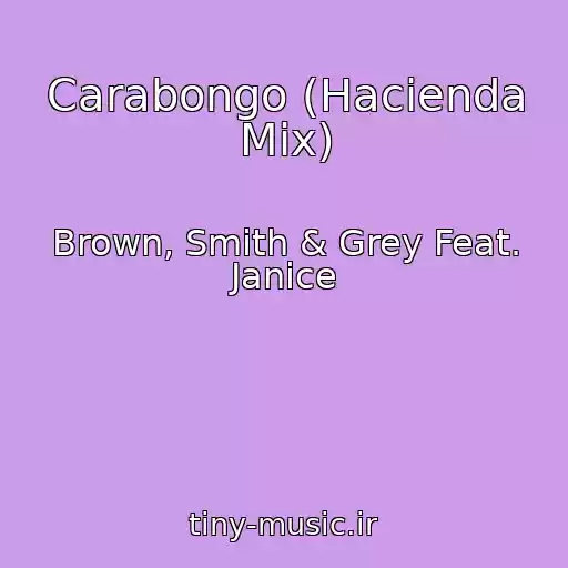 کاور آهنگ Carabongo (Hacienda Mix) از Brown, Smith & Grey Feat. Janice