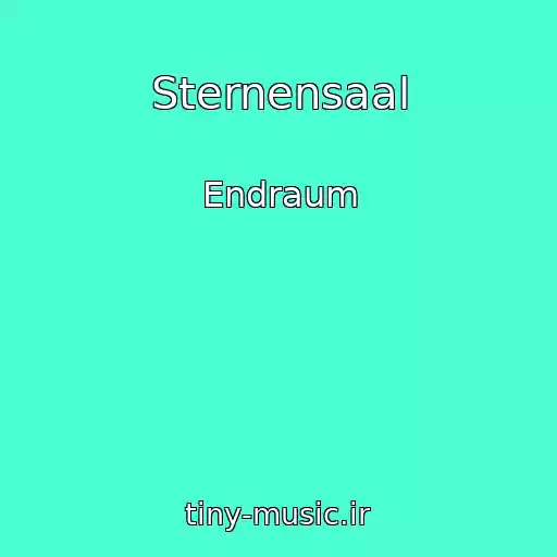 کاور آهنگ Sternensaal از Endraum