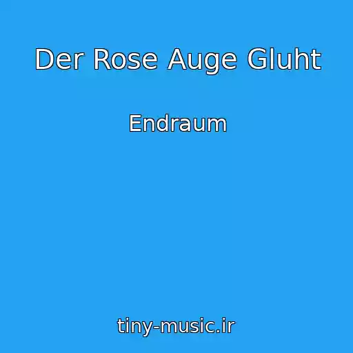 کاور آهنگ Der Rose Auge Gluht از Endraum