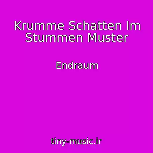کاور آهنگ Krumme Schatten Im Stummen Muster از Endraum