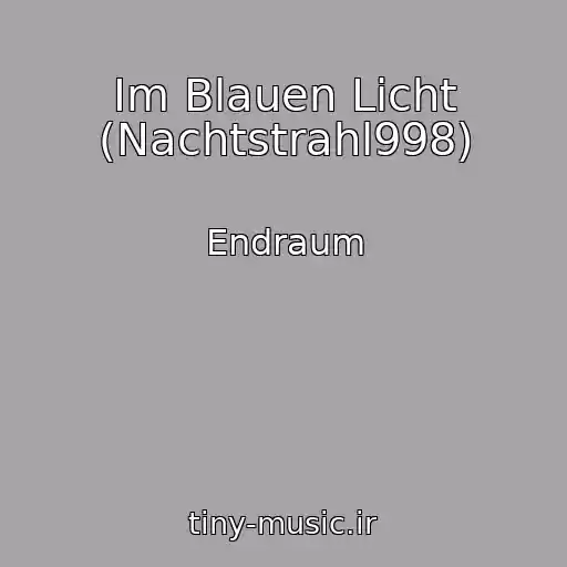 کاور آهنگ Im Blauen Licht (Nachtstrahl998) از Endraum