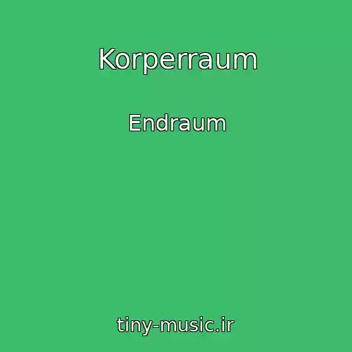 کاور آهنگ Korperraum از Endraum