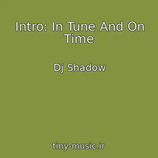 کاور آهنگ Intro: In Tune And On Time از Dj Shadow