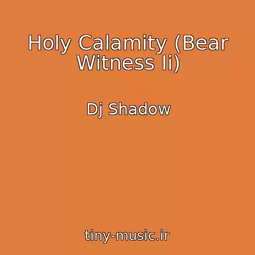 کاور آهنگ Holy Calamity (Bear Witness Ii) از Dj Shadow
