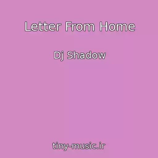 کاور آهنگ Letter From Home از Dj Shadow