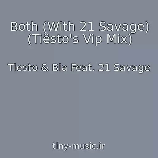 کاور آهنگ Both (With 21 Savage) (Tiësto's Vip Mix) از Tiesto & Bia Feat. 21 Savage