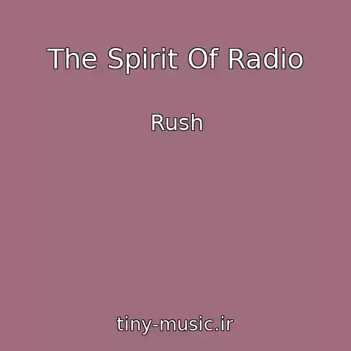 کاور آهنگ The Spirit Of Radio از Rush