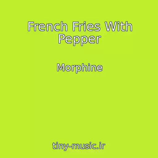 کاور آهنگ French Fries With Pepper از Morphine