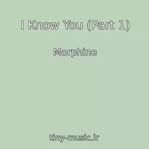 کاور آهنگ I Know You (Part 1) از Morphine