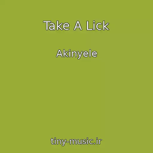 کاور آهنگ Take A Lick از Akinyele