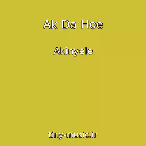 کاور آهنگ Ak Da Hoe از Akinyele