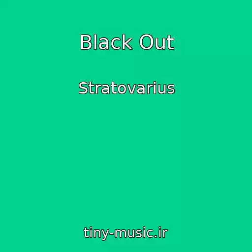 کاور آهنگ Black Out از Stratovarius