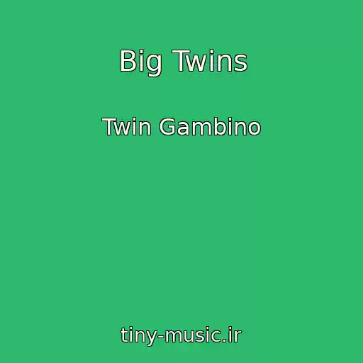 کاور آهنگ Big Twins از Twin Gambino