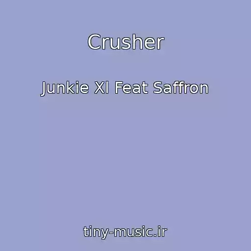 کاور آهنگ Crusher از Junkie Xl Feat Saffron
