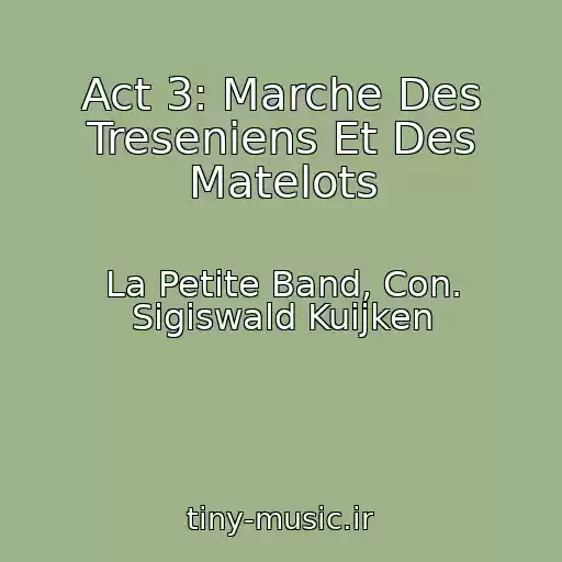کاور آهنگ Act 3: Marche Des Treseniens Et Des Matelots از La Petite Band, Con. Sigiswald Kuijken