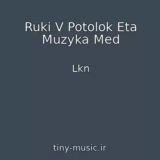 کاور آهنگ Ruki V Potolok Eta Muzyka Med از Lkn