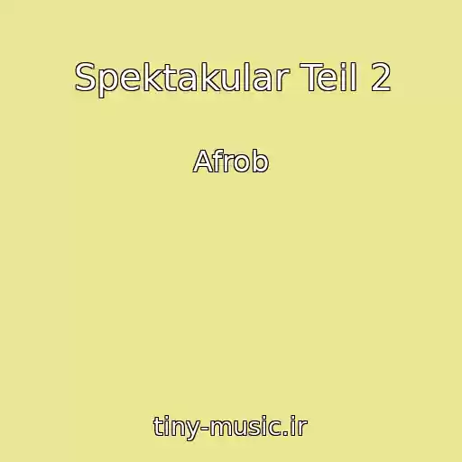 کاور آهنگ Spektakular Teil 2 از Afrob
