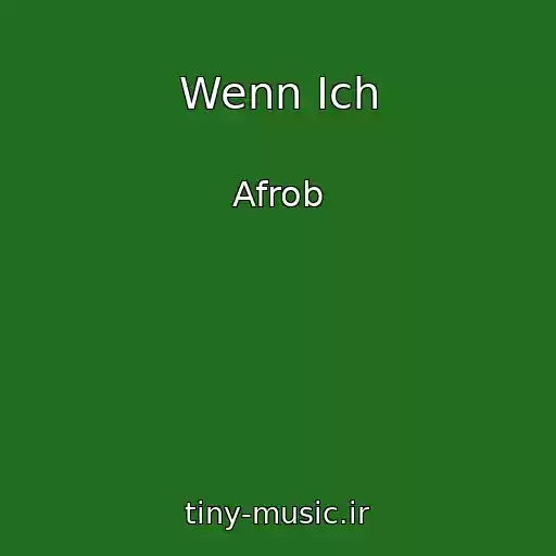 کاور آهنگ Wenn Ich از Afrob