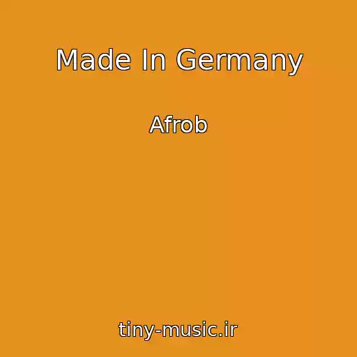کاور آهنگ Made In Germany از Afrob