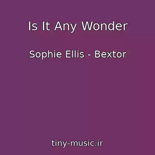 کاور آهنگ Is It Any Wonder از Sophie Ellis - Bextor