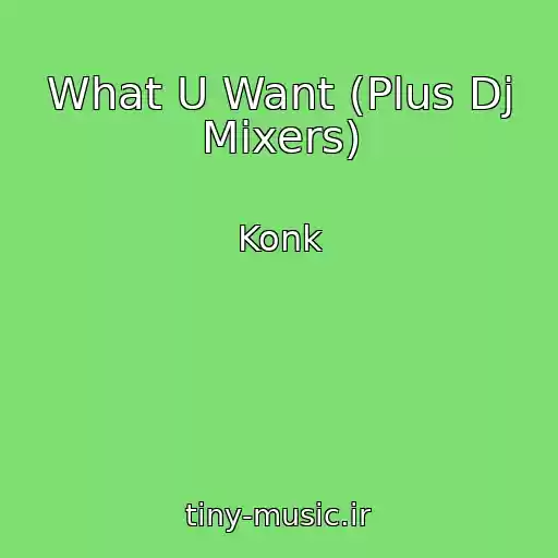 کاور آهنگ What U Want (Plus Dj Mixers) از Konk