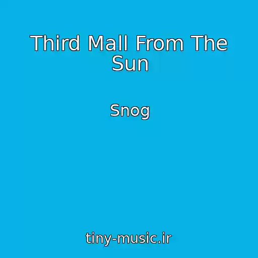 کاور آهنگ Third Mall From The Sun از Snog