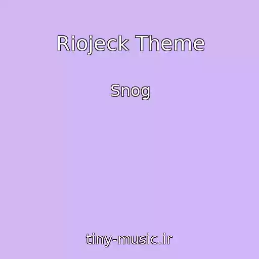 کاور آهنگ Riojeck Theme از Snog