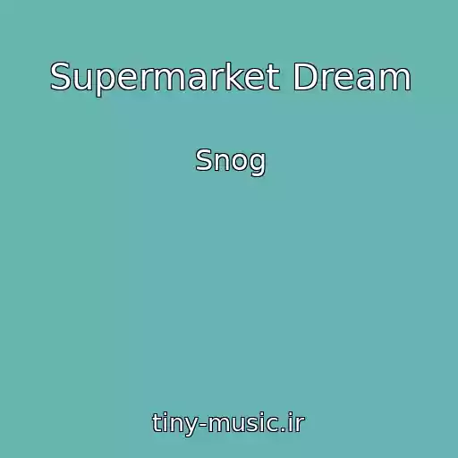 کاور آهنگ Supermarket Dream از Snog