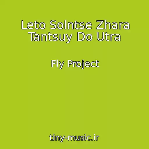 کاور آهنگ Leto Solntse Zhara Tantsuy Do Utra از Fly Project