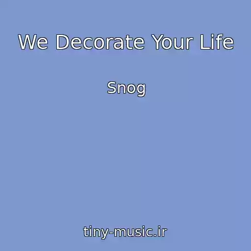 کاور آهنگ We Decorate Your Life از Snog