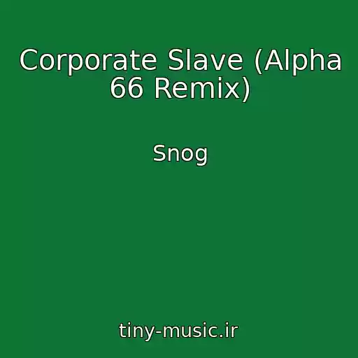 کاور آهنگ Corporate Slave (Alpha 66 Remix) از Snog