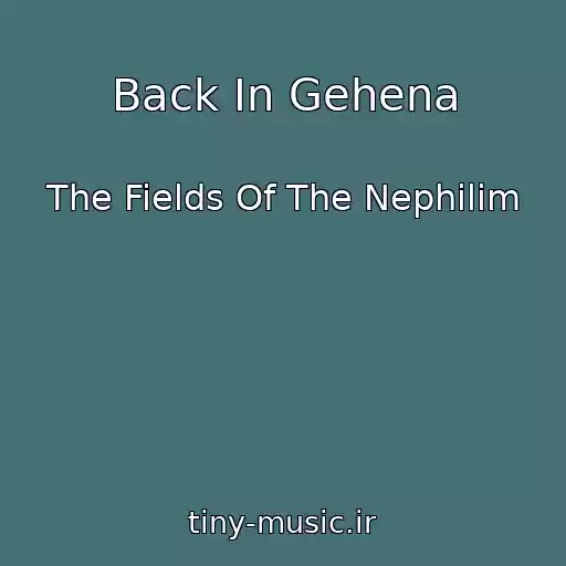 کاور آهنگ Back In Gehena از The Fields Of The Nephilim