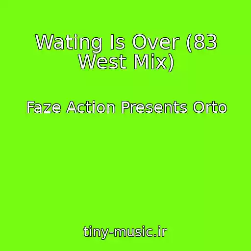 کاور آهنگ Wating Is Over (83 West Mix) از Faze Action Presents Orto