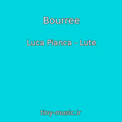 کاور آهنگ Bourree از Luca Pianca - Lute