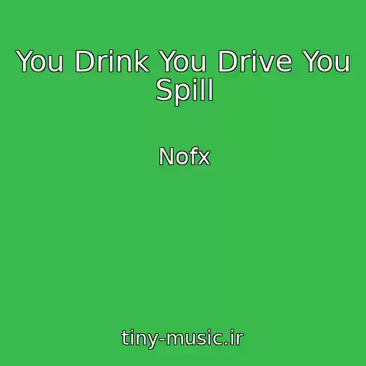 کاور آهنگ You Drink You Drive You Spill از Nofx