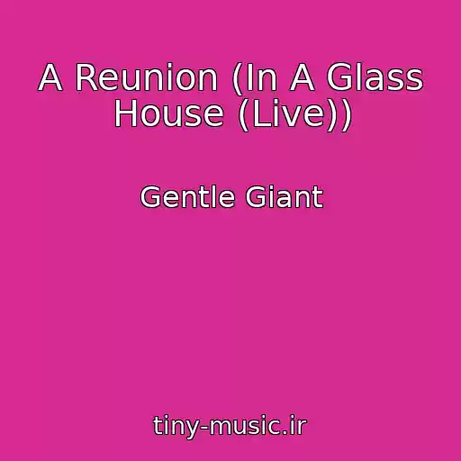 کاور آهنگ A Reunion (In A Glass House (Live)) از Gentle Giant