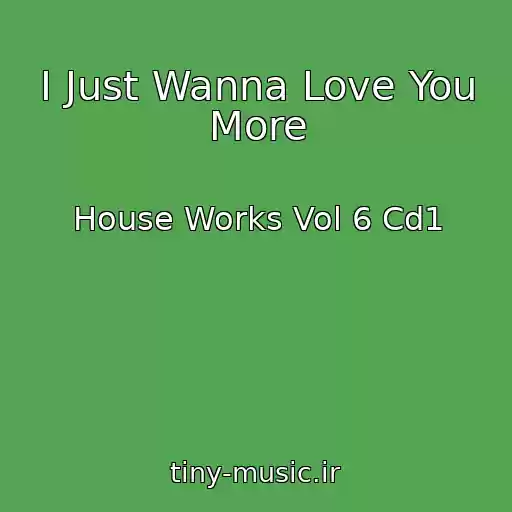 کاور آهنگ I Just Wanna Love You More از House Works Vol 6 Cd1