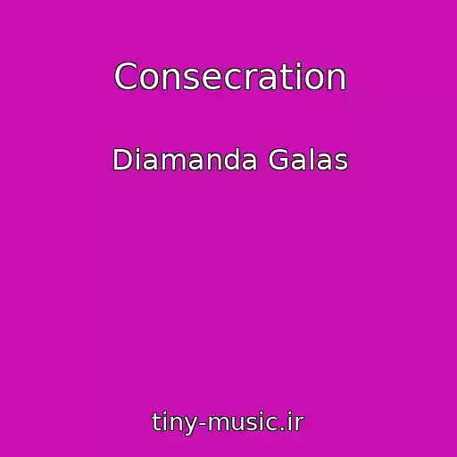 کاور آهنگ Consecration از Diamanda Galas