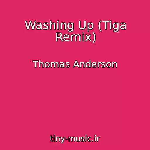 کاور آهنگ Washing Up (Tiga Remix) از Thomas Anderson