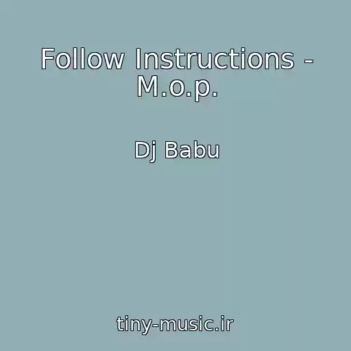 کاور آهنگ Follow Instructions - M.o.p. از Dj Babu