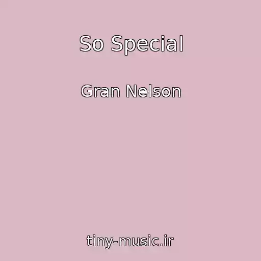 کاور آهنگ So Special از Gran Nelson