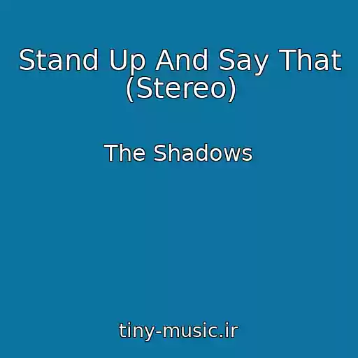کاور آهنگ Stand Up And Say That (Stereo) از The Shadows