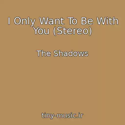 کاور آهنگ I Only Want To Be With You (Stereo) از The Shadows