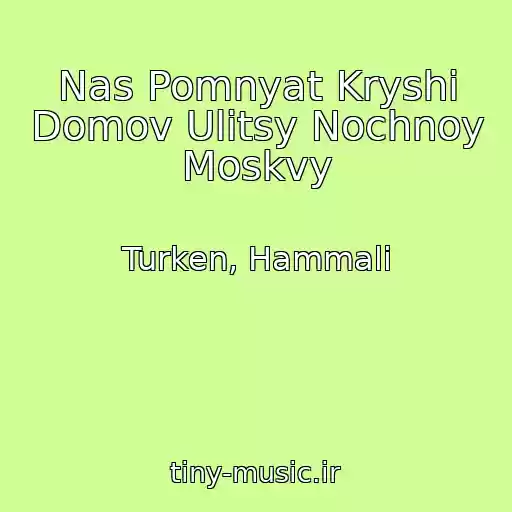 کاور آهنگ Nas Pomnyat Kryshi Domov Ulitsy Nochnoy Moskvy از Turken, Hammali