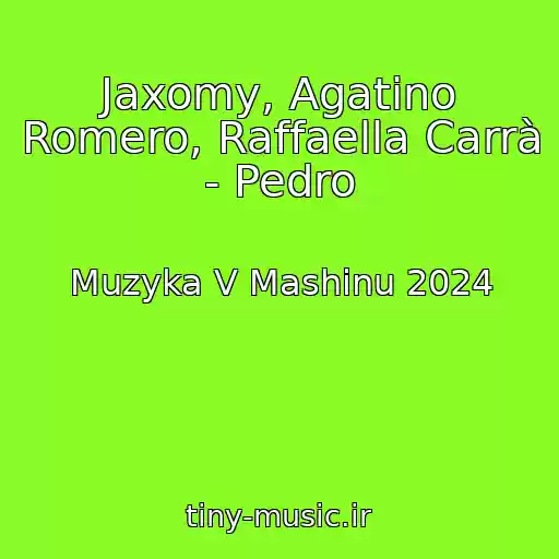 کاور آهنگ Jaxomy, Agatino Romero, Raffaella Carrà - Pedro از Muzyka V Mashinu 2024